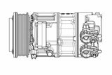 Mahle A/C Compressor for Ford Focus 2018 (1.5TDCI) - Original Equipment