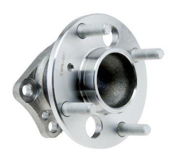 BROM FD61007 Wheel Hub Rear with Bearing Ford Fiesta VI 14 TDCi 4 Lug ABS with Sensor 08-12 — Hub Assemblies