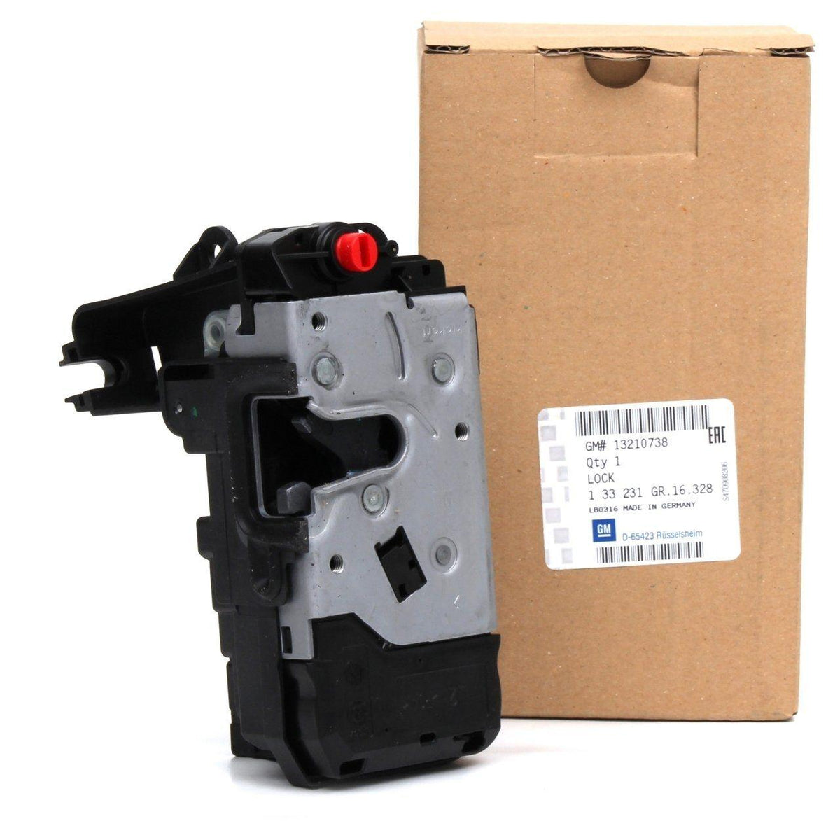 PSA 13210738 Opel Astra H Zafira B Rear Left Door Lock Genuine — Handles, Locks & Latches