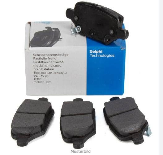 Delphi Rear Brake Pads for Citroën Jumpy Spacetourer 1.5 BluHDi