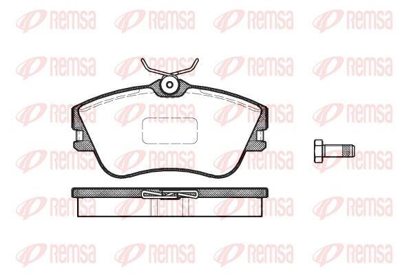 REMSA 0480.00 Brake Pad Blazer 94 01 93 — Brake Pads