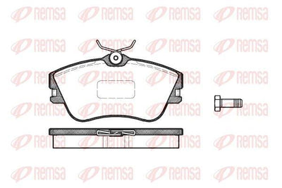 REMSA 0480.00 Brake Pad Blazer 94 01 93 — Brake Pads