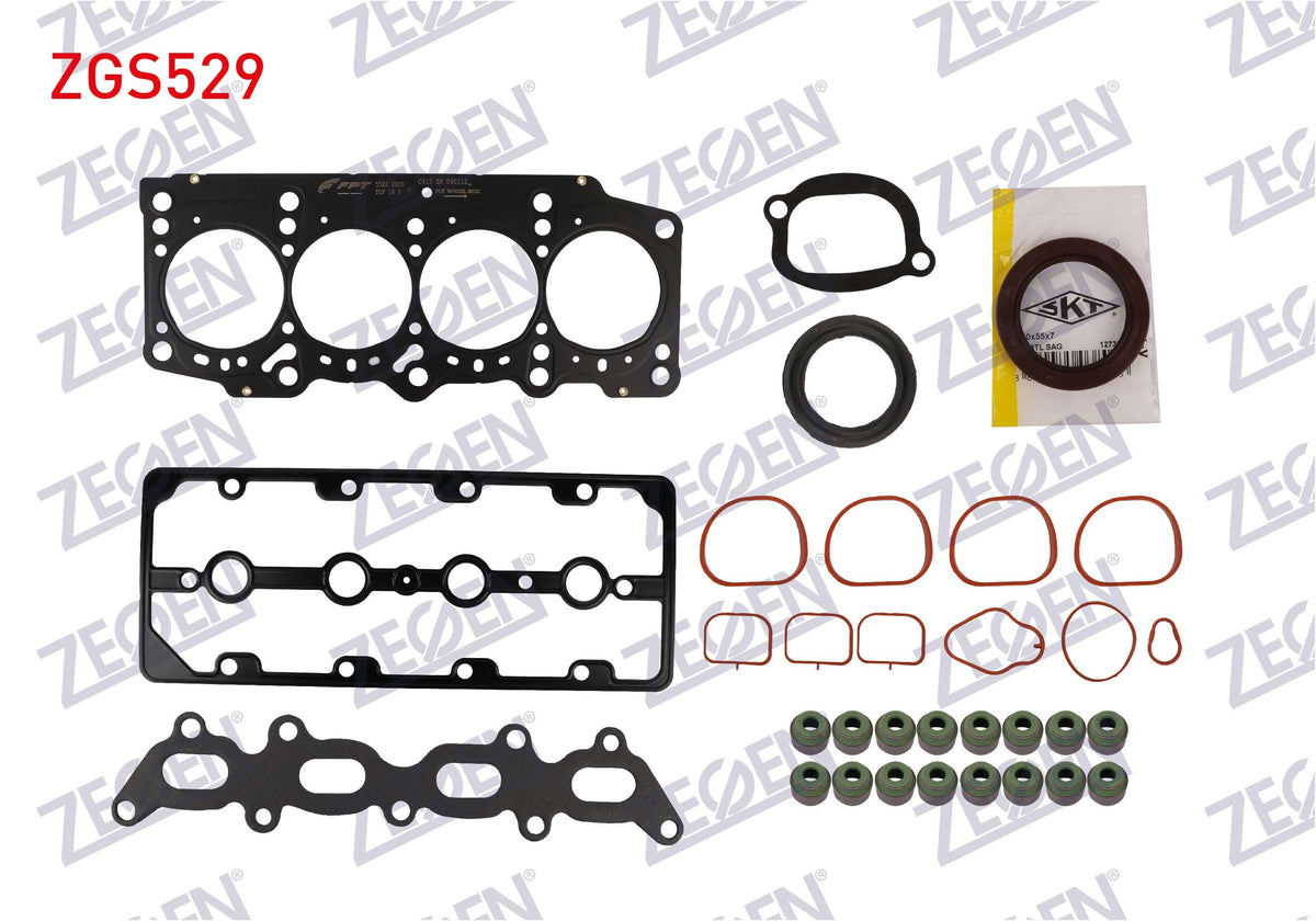 Zegen ZGS529 Motor Set Gasket Grande Punto / MiTo 1.4 16V — Gaskets & Seals