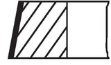 MAHLE Piston Ring Set 00970N0 - Standard for Palio Albea Punto 1.2 16V — Pistons & Rotating