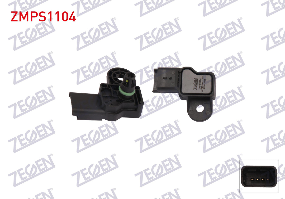 Zegen ZMPS1104 Map Sensor Peugeot 207 1.4-1.6 2007-2013 / Mini Cooper (R56) 1.6 2007-2013 — Engine Management Sensors