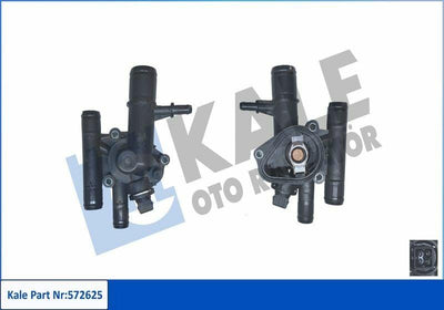 KALE 572625 Thermostat 89°C - Complete Model for Traffic, Laguna and 2 more models — Water Pump & Thermostat