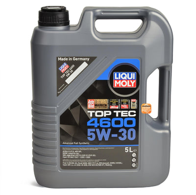Liqui Moly 2316 Motor Oil Top Tec 4600 5W-30 5 Litre — Fluids & Chemicals