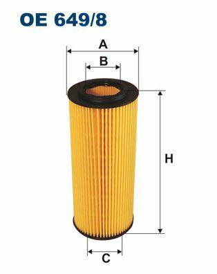 FILTRON OE649-8 Oil Filter - OEM Compatible for BMW 3 Series, 5 Series and 4 more models — Oil Filters