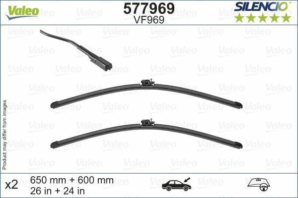VALEO 577969 Windshield Wiper Blades - 26 Inch & 24 Inch for 18-Sprinter — Wipers