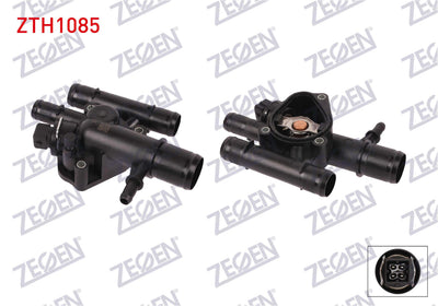Zegen ZTH1085 Thermostat Complete with Switch 83 C Opel Vivaro 1.9 DI 2002-/Renault Traffic II 1.9 — Water Pump & Thermostat