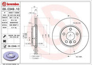 brembo-front-brake-disc-bmw, brembo-brake-discs-2-pack BREMBO Front Brake Disc 09.C349.11 - Compatible with BMW 2F45-F46-X1 X2 F39 Mini F54-F55-F56-F57-F60 | 2 Pack BREMBO Front Brake Disc for BMW & Mini | 22 mm Thick brembo, brake-disc, front-brakes, bmw-brake-parts, mini-brake-discs, car-owners, bmw-enthusiasts, automotive-parts, high-performance, ai-generated
