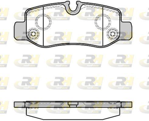 ROADHOUSE 21624.00 Brake Pad Mercedes V Series V200 CDI 14 — Brake Pads