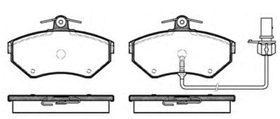 MGA 55206 Front Brake Pad-Kablolu-(VW Passat 97-00 Audi A4 95-08) — Brake Pads