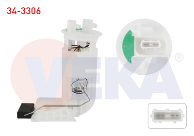 Veka 34-3306 Fuel Tank Level Float 3.5 Bar Peugeot 106 II 1.4i (Tu3jp) 1996-2002 / 106 II 1.6i (Tu5jp) 1996-2 — Fuel Delivery
