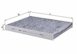MAHLE LAK182 Pollen Filter - Compatible with Amarok & Multivan — Air & Cabin Filters