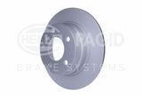 HELLA Pagid Rear Brake Discs for BMW E81-E87 116I 118D 118I - 2 Piece Set — Brake Rotors & Drums