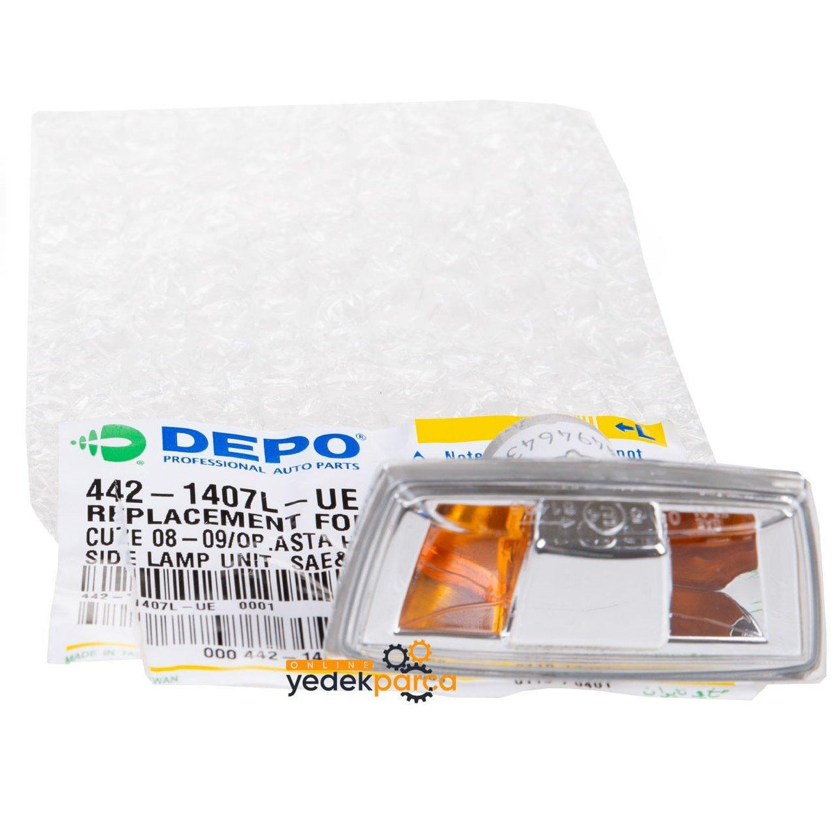 DEPO Opel Astra H - Left Fender Signal Light for 2004+ Models — Tail, Signal & Reflectors