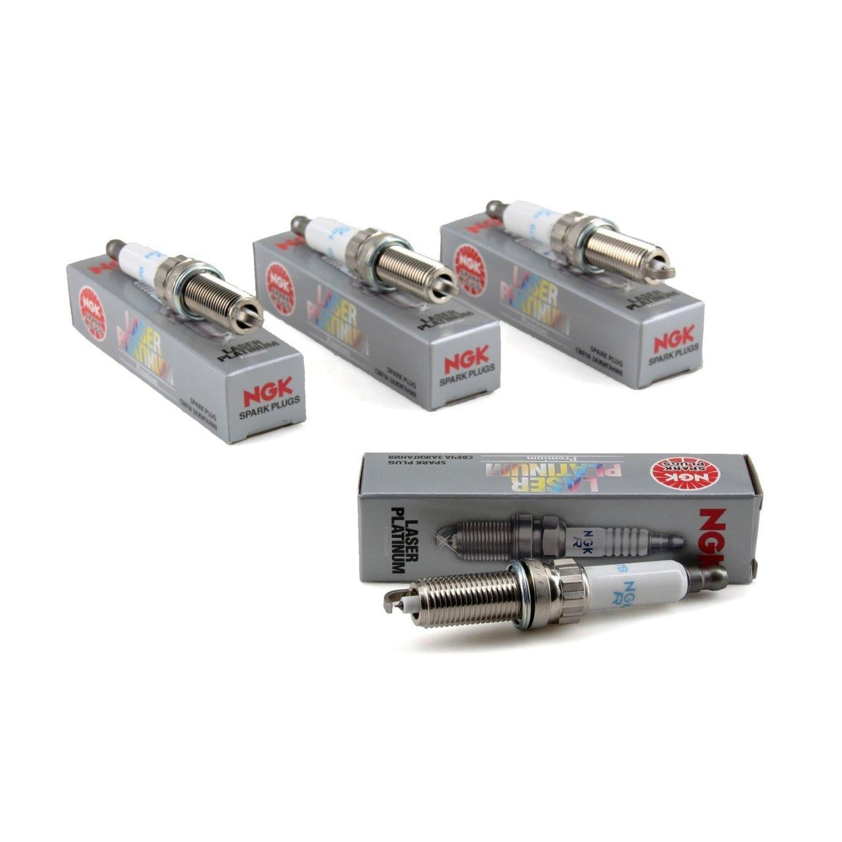 NGK Spark Plug Set for BMW F30 320i - 4 Plugs — Coils & Plugs