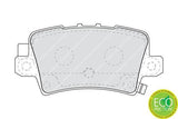 FERODO FDB1862 Rear Brake Pad - Compatible with Civic 2007-2011 — Brake Pads