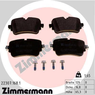 Zimmermann 22307.168.1 Brake Pad — Brake Pads