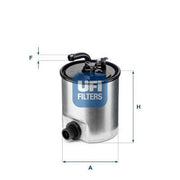 ufi diesel filter for sprinter 2-t, technical specifications ufi diesel filter, installation process of ufi diesel filter UFI Diesel Filter | Sprinter 2-T Minibuses & Vans - Compatible with multiple CDI models | 100 mm Height UFI Diesel Filter for Sprinter 2-T Minibuses & Vans ufi, diesel-filter, sprinter-2t, car-maintenance, vehicle-owners, replacement-parts, fuel-filter, engine-performance, automotive-parts, ai-generated