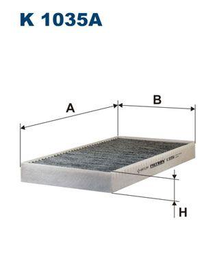 Filtron K1035A Cabin Air Filter Alfa Romeo 156 Fiat Brava Bravo Lancia Lybra — Air & Cabin Filters