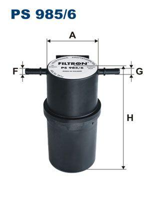 Filtron PS985-6 Diesel Filter VW Crafter 30-35/30-50 2.0 TDI 11-16 Ckub/Cktb — Fuel Delivery