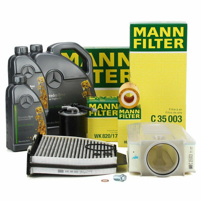 Mercedes W212 E220 CDI Maintenance Filter Set - Includes Oil and Filters — Maintenance & Service Kits