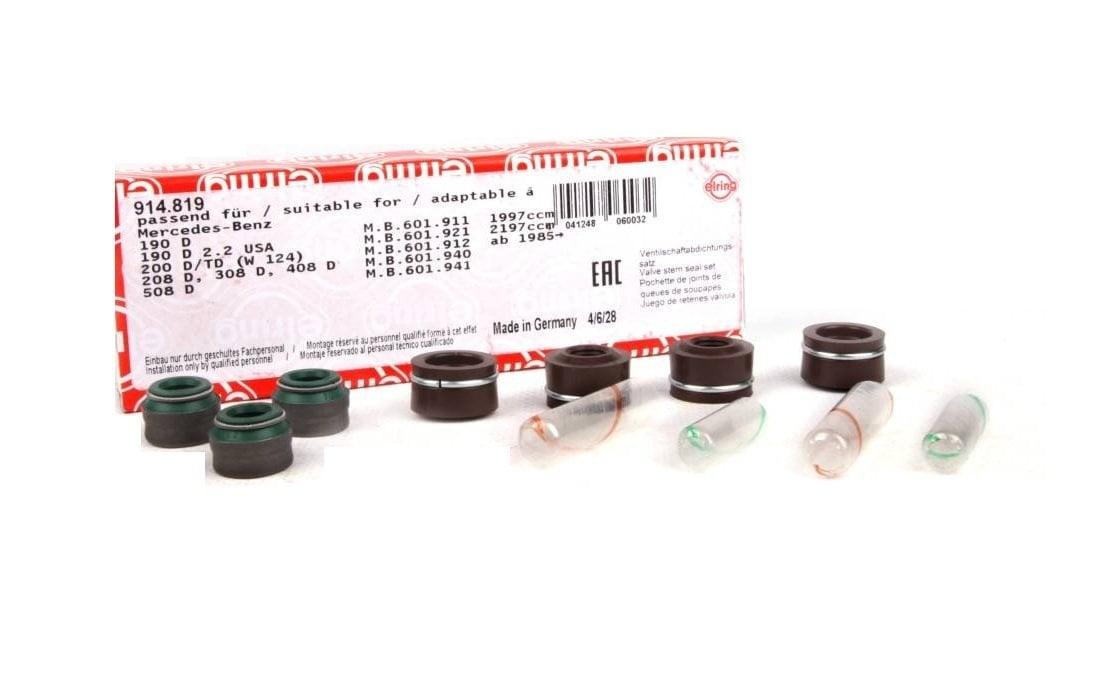 elring valve seal kit for mercedes w124, valve seal kit packaging, elring valve seals for diesel engines Elring Mercedes W124 Kasa 200 D Valve Seal Kit - OEM Replacement for Car Owners and Enthusiasts Elring Mercedes W124 Valve Seal Kit elring, mercedes-parts, valve-seal-kit, w124, 200-d, diesel-engine, car-maintenance, oem-parts, auto-parts, ai-generated