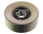 febi v belt tensioner pulley for bmw f20 f30, detailed view of febi 49793 v belt tensioner pulley FEBI 49793 V Belt Tensioner Pulley - Compatible with BMW F20 F30 Mini R Series | 26mm Width, 75mm Diameter FEBI 49793 V Belt Tensioner Pulley for BMW febi, v-belt-tensioner, bmw-parts, car-accessories, automotive-repair, car-owners, bmw-enthusiasts, engine-parts, ai-generated, replacement-parts