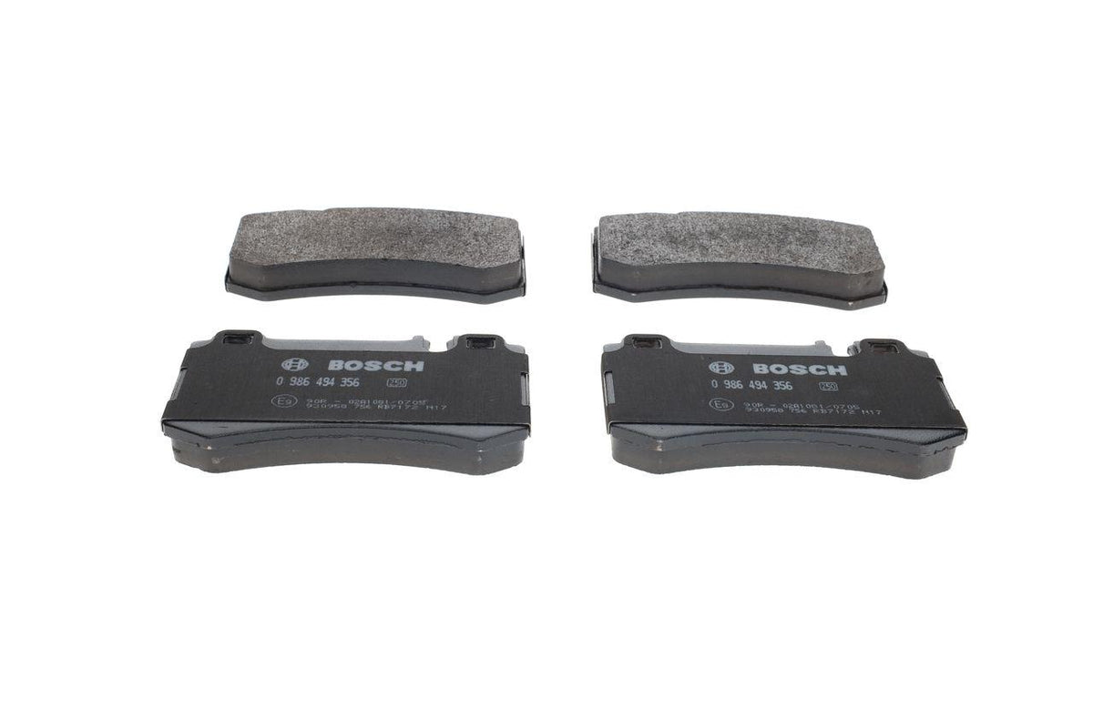 Bosch 0986494356 Brake Pad Rear C219 55 Amg W211 E55 Amg 02 > 08 W220 S65 Amg 04 > 05 — Brake Pads