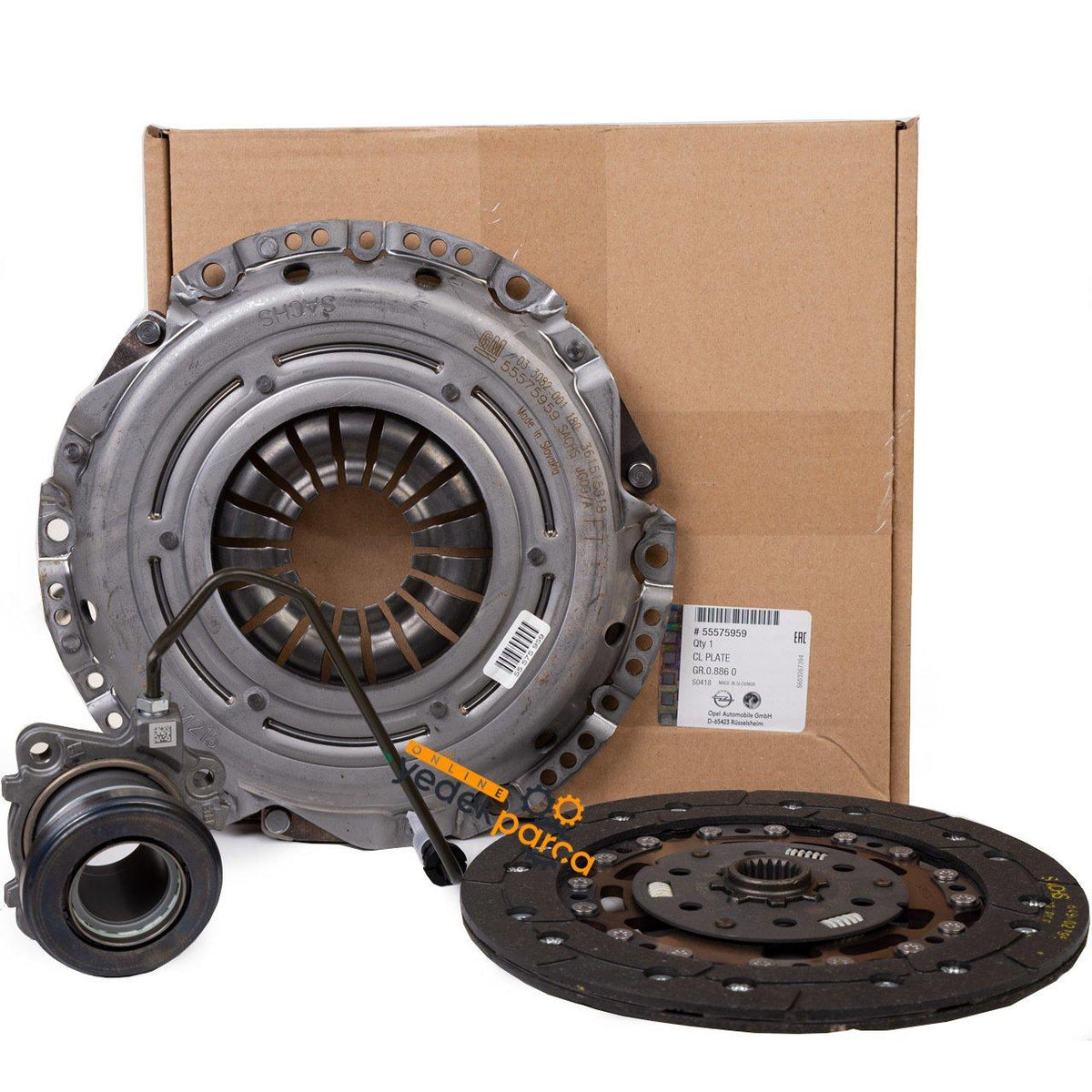 Opel Insignia Clutch Press Plate / Release Bearing Set - Original for 2009-2012 Model — Clutch & Flywheel