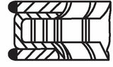 MAHLE Piston Ring 85.50mm 0.50 for BMW M43 M44 B19 E36 E46 Z3 — Pistons & Rotating