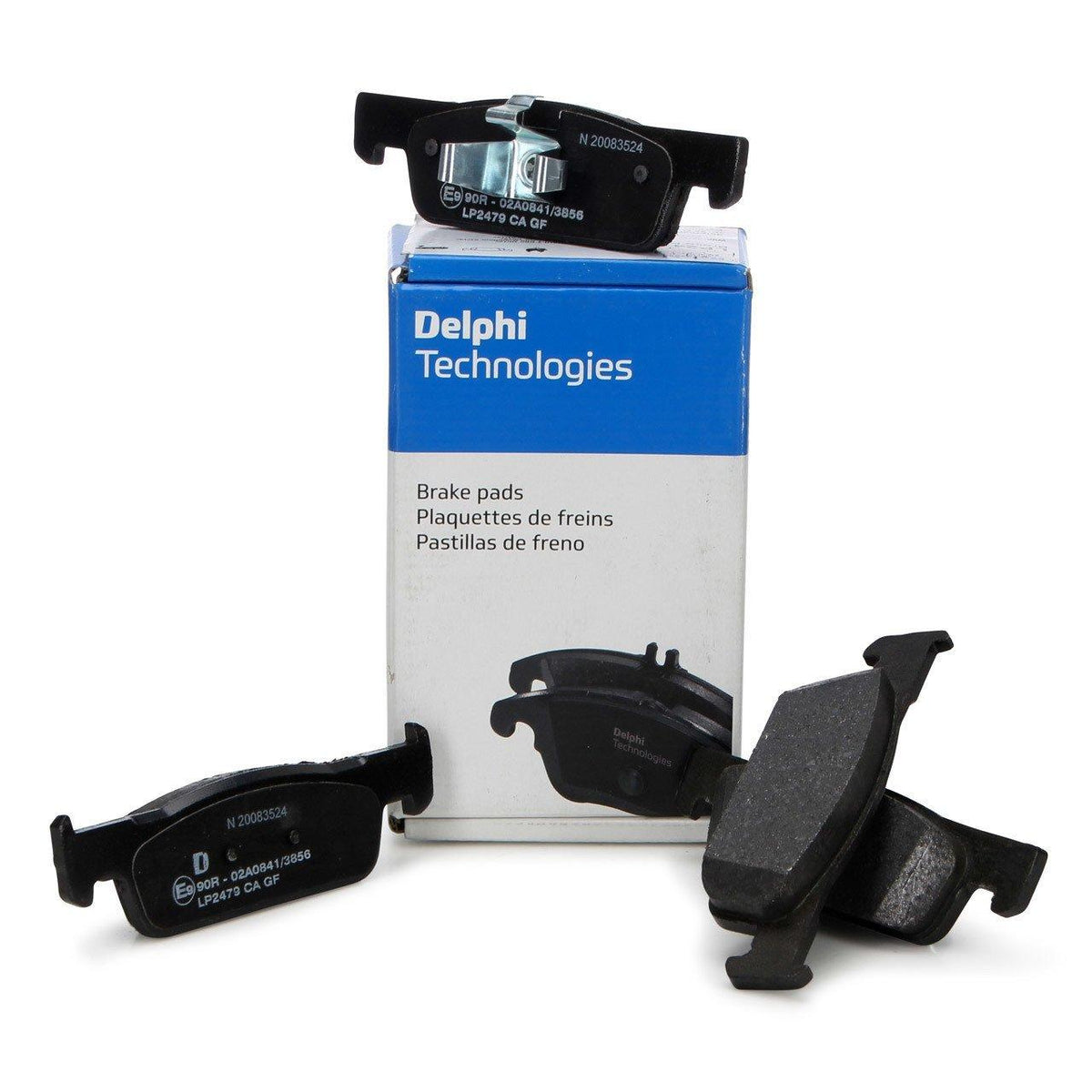 Delphi Front Brake Pad Kit for Dacia Logan MCV 2013 - Small Type — Brake Pads