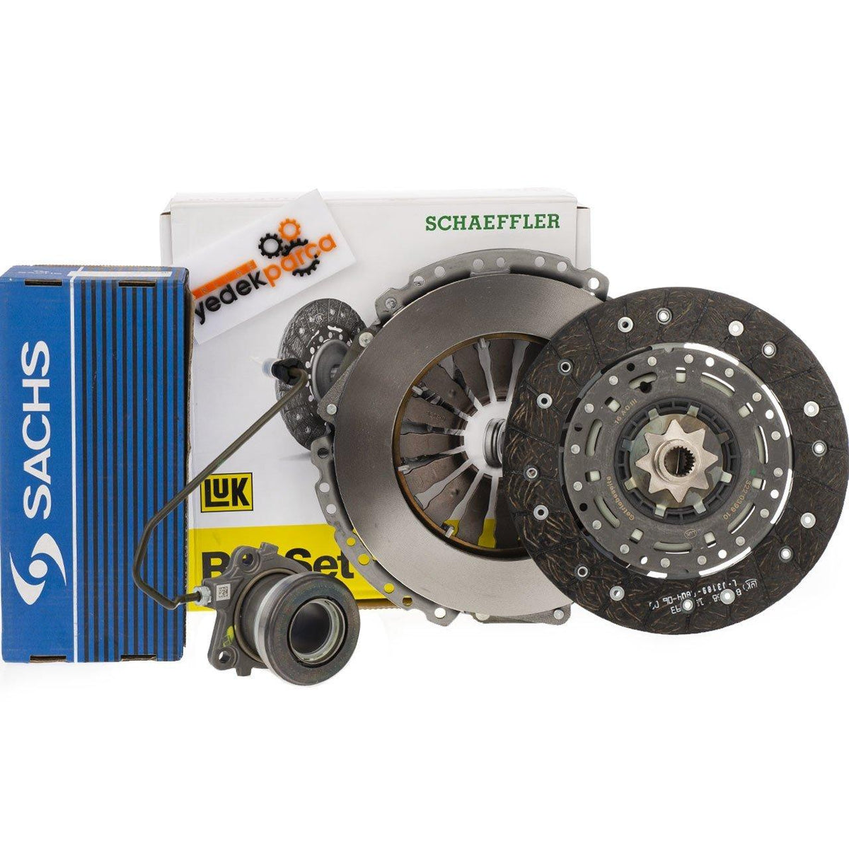 LUK Opel Corsa D 1.3 Diesel Clutch Set with Hydraulic Bearing for Manual and Easytronik Transmissions — Clutch & Flywheel