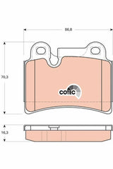 Brembo GDB1722 Brake Pad Set - Fits Touareg Models 02-17 — Brake Pads