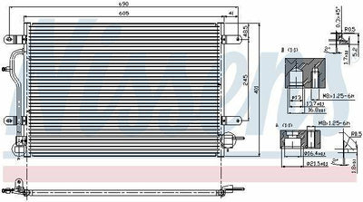 NISSENS 94583 - VW A4 2001-2004, A6 2002-2005 Climate Radiator — Radiators & Fans