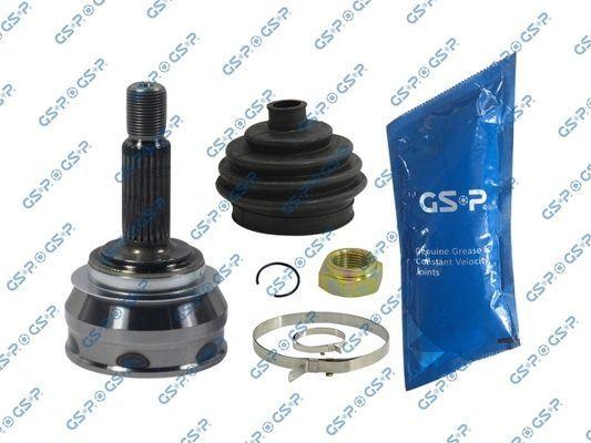 gsp-854001-axle-joint-front-view, gsp-854001-axle-joint-side-view GSP 854001 Axle Joint - Vehicle Compatibility for Caddy, Felicia, and More | 135.5 mm Length GSP 854001 Axle Joint for Caddy & Felicia gsp, axle-joint, car-parts, mechanics, auto-repair, vehicle-maintenance, caddy-parts, felicia-parts, favorit, ai-generated