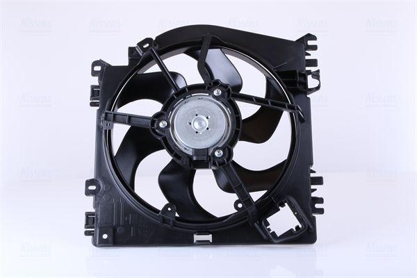 Nissens 85598 Fan Motor with Shroud Clio III with A/C