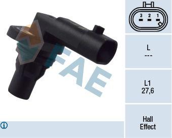 FAE 79172 Camshaft Speed Sensor Opel Astra H/J Vectra C Zafira B/C Insignia A 1.9-2.0