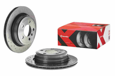 Brembo 09.B338.1X Brake Disc Rear Air Drilled BMW F30 F32 F34 F36 3.20 / 3.28 — Brake Rotors & Drums