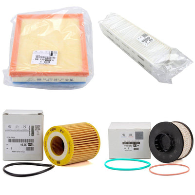 Peugeot 3008 1.5 BlueHDi Periodic Oil Service Filter Set Genuine — Auto Parts Hall, Maintenance & Service Kits