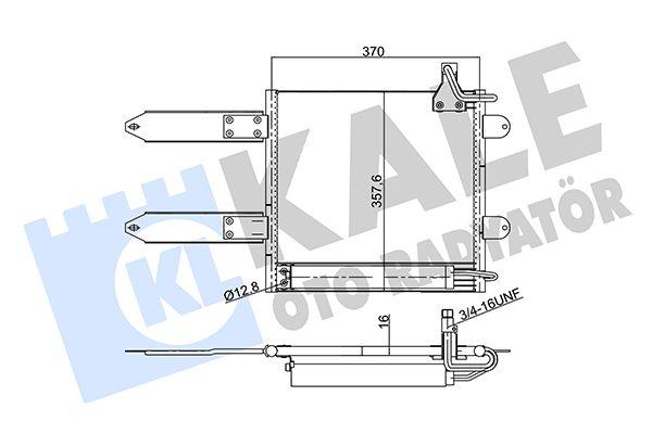 Kale 342930 A/C Condenser VW Polo/Lupo/Variant/Seat Arosa 97-01 1.0-1.7 SDI — Condensers & Evaporators