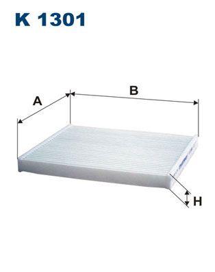 Filtron K1301 Cabin Air Filter Suzuki Alto 09> Nissan Pixo 1.0 09> — Air & Cabin Filters