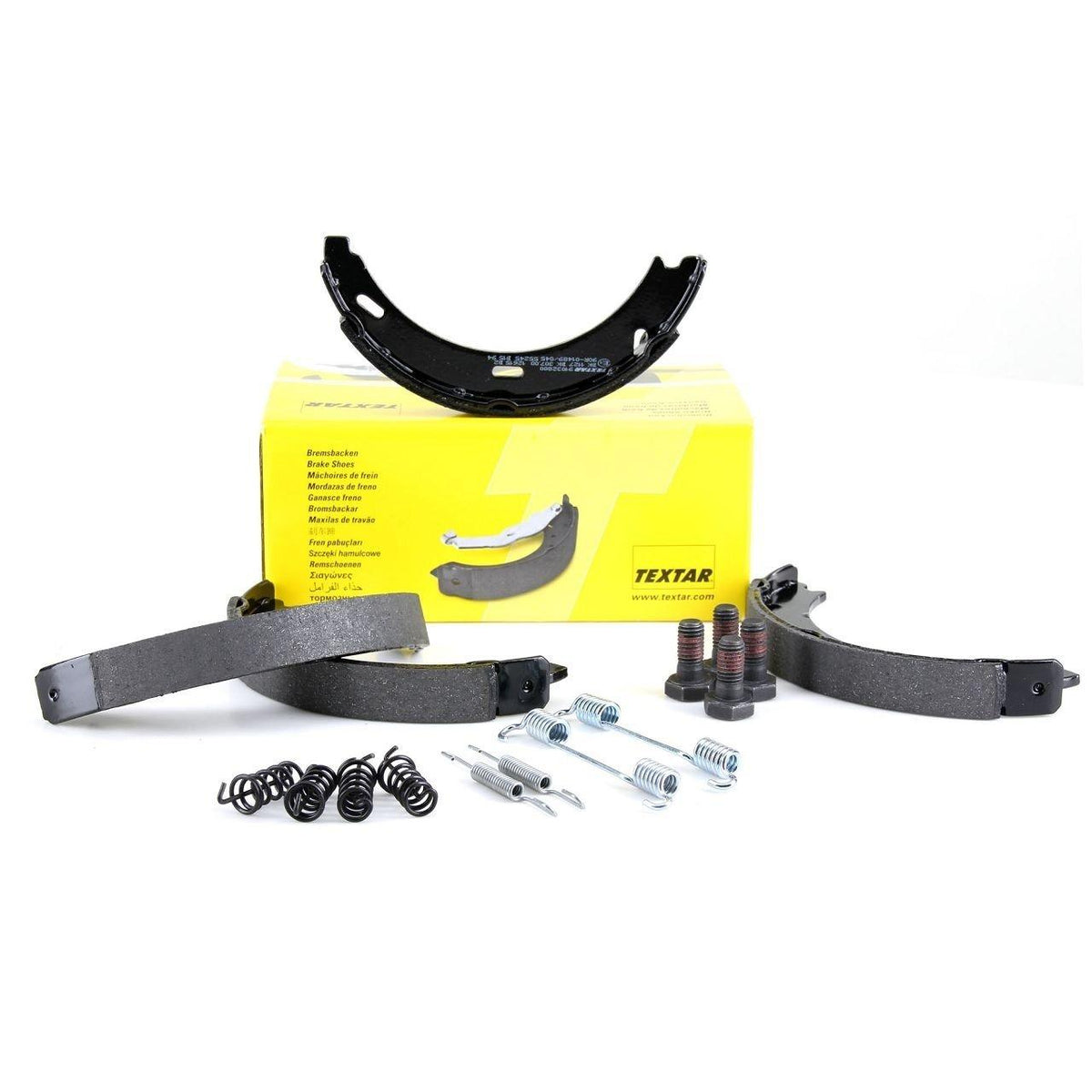 Textar 91032800 - Mercedes W124 E200 Handbrake Pad Set with Springs — Brake Pads