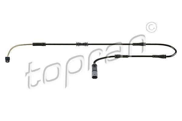 topran 502011 rear brake warning cable, brake warning cable for BMW 5 Series F10, TOPRAN 502011 installation on rear axle TOPRAN 502011 - Rear Brake Warning Cable for BMW 5 Series F10 2013+ & 6 Series | 919 mm TOPRAN 502011 - Rear Brake Warning Cable for BMW topran, brake-warning-cable, bmw-accessories, automotive-parts, 5-series-f10, 6-series, car-safety, rear-brake-cable, automotive-technician, ai-generated