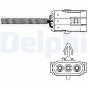 lambda oxygen sensor for Renault Clio, DELPHI lambda sensor installation example, Renault Kango lambda oxygen sensor DELPHI Lambda Oxygen Sensor - Compatible with Renault Clio I II & Kango | 700 mm Cable Length Lambda Oxygen Sensor for Renault Clio and Kango lambda-sensor, renault, clio, kango, car-parts, automotive, mechanics, engine-parts, ai-generated, oxygen-sensor