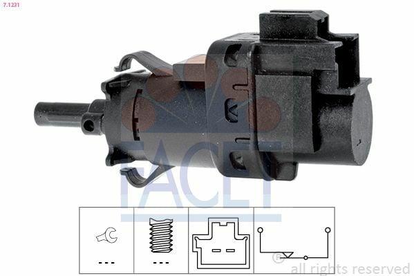 facet 7.1231 speed control switch, facade product image for ford models FACET 7.1231 Speed Control Switch - Essential for Ford B-Max, C-Max, Fiesta, Focus | Compatible with Various Models FACET 7.1231 Speed Control Switch for Ford Models facet, speed-control-switch, ford-accessories, car-parts, vehicle-upgrades, mechanical-parts, car-repair, auto-parts, car-owners, ai-generated