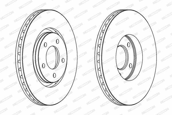ferodo front brake disc for chrysler grand voyager, technical specifications of ferodo brake disc, packaging of ferodo brake disc FERODO Front Brake Disc - Ideal Replacement for Chrysler Grand Voyager III & IV | 302mm Diameter FERODO Front Brake Disc for Chrysler Grand Voyager ferodo, front-brake-disc, chrysler-grand-voyager, brake-parts, vehicle-accessories, auto-repairs, car-maintenance, mechanics-tools, braking-systems, ai-generated
