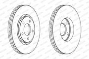 ferodo front brake disc for chrysler grand voyager, technical specifications of ferodo brake disc, packaging of ferodo brake disc FERODO Front Brake Disc - Ideal Replacement for Chrysler Grand Voyager III & IV | 302mm Diameter FERODO Front Brake Disc for Chrysler Grand Voyager ferodo, front-brake-disc, chrysler-grand-voyager, brake-parts, vehicle-accessories, auto-repairs, car-maintenance, mechanics-tools, braking-systems, ai-generated